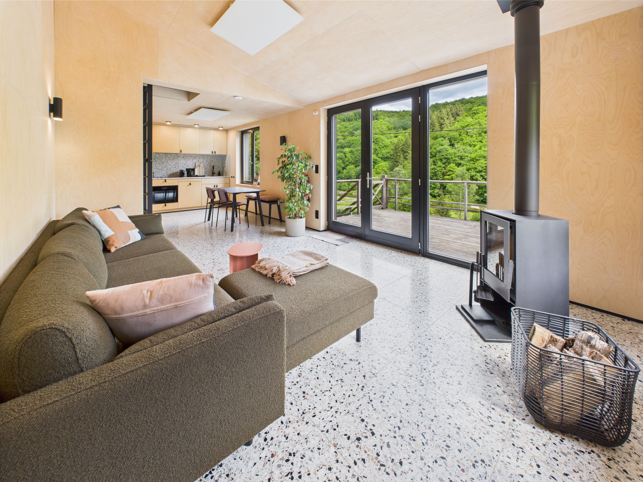 Villa in Poupehan - Cabin vr 4, zicht Semois-rivier!