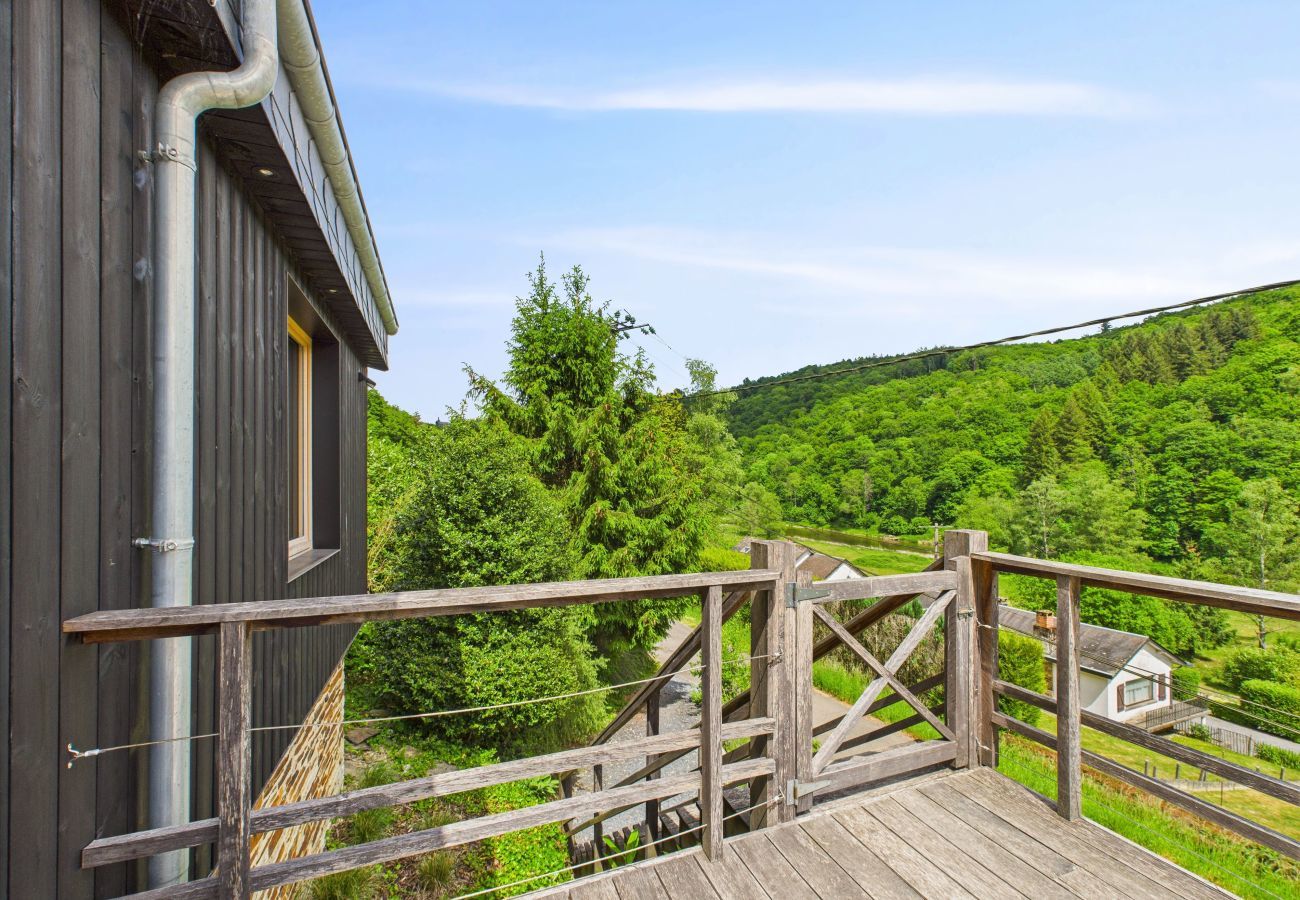 Chalet en Poupehan - Cabin vr 4, zicht Semois-rivier!