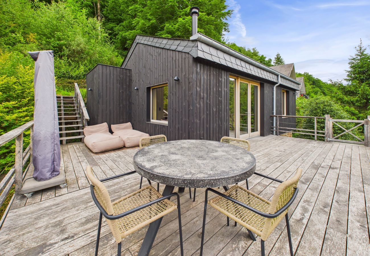 Chalet en Poupehan - Cabin vr 4, zicht Semois-rivier!