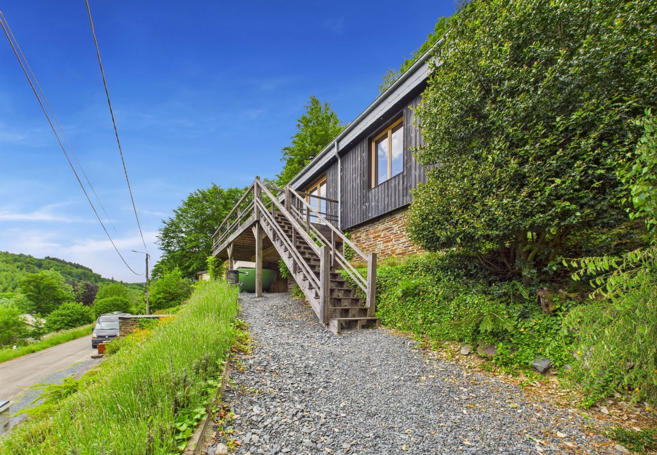Chalet en Poupehan - Cabin vr 4, zicht Semois-rivier!